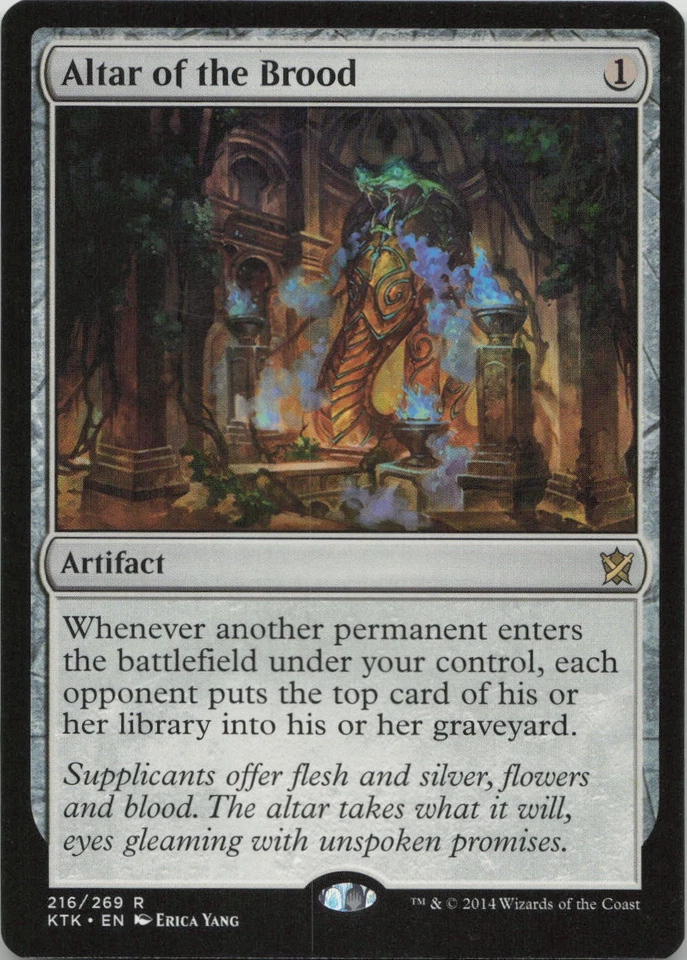 Altar of the Brood R Khans of Tarkir 216 - LP MTG - Image 1 of 1