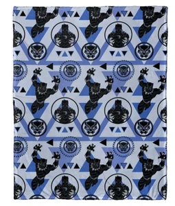 Black Panther All Panther Micro Raschel Throw Blanket Cozy & Warm NWT - Picture 1 of 3