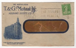 1940 Jun 22nd. Advertising Cover. T&G Mutual Life, Sydney. - Picture 1 of 2