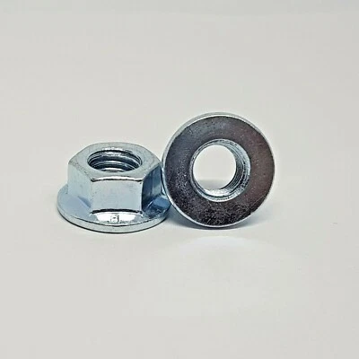 Sechskantmuttern mit Flansch DIN 6923 galvanisch verzinkt M4-M16 - Bild 1 von 2