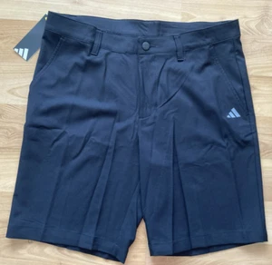 NUOVO Adidas Uomo Golf Corto Nero 32 JZ7681 - Foto 1 di 7