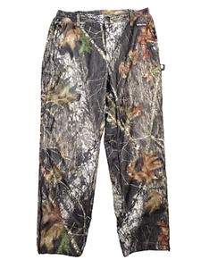 Rivers West H2P Pants Mens L Camo Waterproof Fleece Camo Fabric Hunting EUC - Picture 1 of 16