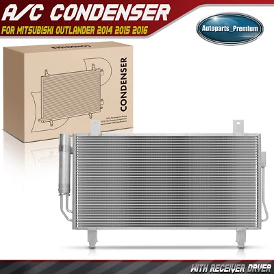 A/C Condenser Parallel Flow w/Drier & Bracket for Mitsubishi Outlander 2014-2016 - Image 1 of 4