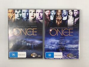 Once Upon A Time Complete Seasons 1 2 R4 DVD TV Near Mint Discs Tracked Post