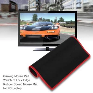 AU Gaming Mouse Pad 25x21cm Lock Edge Rubber Speed Mouse Mat for PC Laptop - Bild 1 von 7