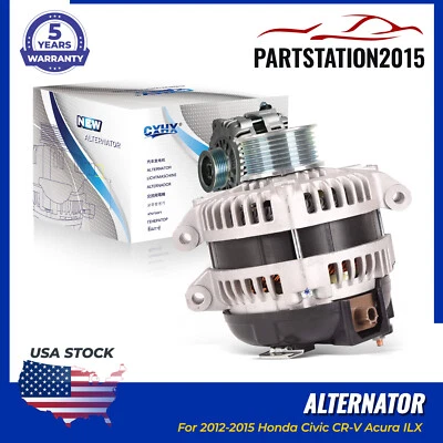 Nuevo alternador 12V 130Amp para Honda Civic CR-V 2012-2015 Acura ILX Foto 1 de 4
