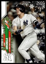Gio Urshela 2020 Topps Holiday B1 #HW130 New York Yankees