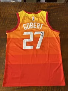 Rudy Gobert Signed Utah Jazz Jersey PSA DNA Coa Autographed - Picture 1 of 6