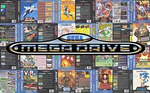 Sega Mega Drive Remplacement Box Art Case Insert Cover - OTHER - High Quality