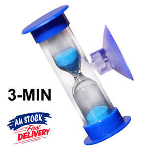 3 Min Blue Sand * No Battery Shower Timer Save Water Needed -