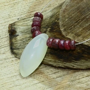 Onyx Smooth Marquise Ruby Beads Briolette Natural Loose Gemstone Making Jewelry - Picture 1 of 3