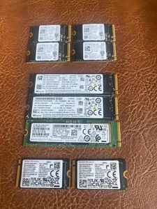 lotto 9 SSD 512GB M.2 NVME PCIe Gen3 Gen4 2242 WD SAMSUNG WESTERN DIGITAL - Foto 1 di 1