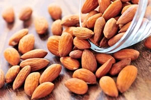 Pure California Almonds Whole, 500g, Nuts & Dry Fruits High in Fiber, Badam Giri - Picture 1 of 3