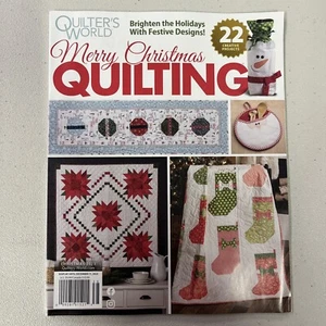 MERRY CHRISTMAS QUILTING 22 Creative Projects QUILTER'S WORLD Magazine 2023 - Picture 1 of 1