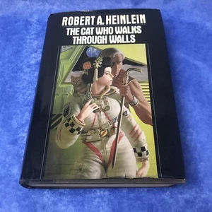 The Cat Who Walks Through Walls Robert A Heinlein 1st Ed Hardcover Scifi Vtg - Bild 1 von 7