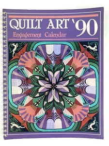 1990 Quilt Art Engagement Calender Vintage Klaudeen Hansen Award Winning Quilts - Picture 1 of 12