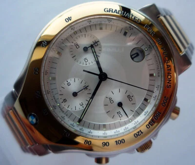 BMW Classic Car M Style Power Motorsport Doctor Automatic Chronograph Watch - Image 1 of 4