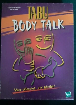 Partyspiel ☆ Tabu Body Talk von Hasbro *** Top Zustand *** 100% Komplett - Bild 1 von 3