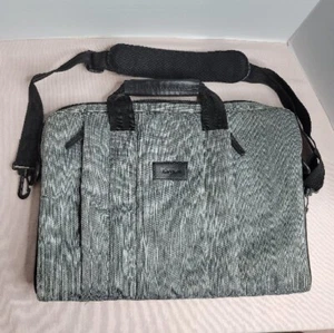 Targus Unisex Laptop Messenger Shoulder Bag Grey Zipper 15 X 12 - Picture 1 of 5