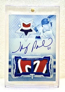 Jorge Polanco 2020 Topps Triple Threads Patch Auto White Whale 1/1 - Picture 1 of 2