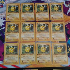 Pokemon First Edition Jungle Pikachu lot (12 cards total) 