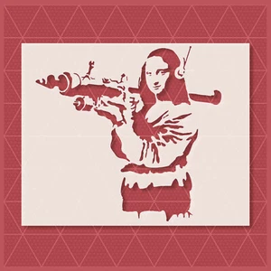 Banksy Schablone - Street Art, Graffiti, Urban, Popkultur Design - Bild 1 von 5