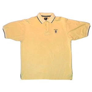 GEAR FOR SPORT Dry Gear Men's Yellow Large Short Sleeve Polo Shirt US Navy - Picture 1 of 7