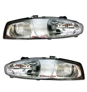 *NEW* HEAD LIGHT LAMP suit MITSUBISHI LANCER MIRAGE CE COUPE 2DR 1998 -2003 PAIR - Picture 1 of 5