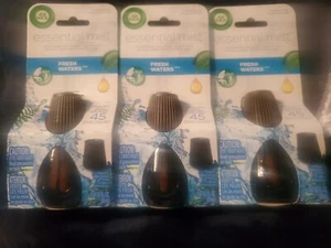 Air Wick Essential Mist Refill Fresh Waters Oil Air Freshener Lot Of 3 Brand New - Picture 1 of 2