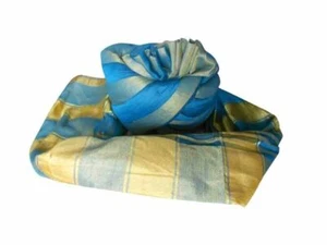 Groom Pag Men Hat Indian Wedding Pagdi Handmade Turban Banarasi Hat - Picture 1 of 7