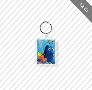 12 Finding Dory Nemo Keychain Kids Birthday Party Favor Goodie Bag Level Up Ocea - Picture 1 of 1