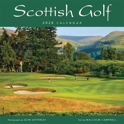 COLIN BAXTER PHOTOGRAPHY LTD Colin, Baxter, Scottish Golf Calendar 2026 - Regional - Month To View