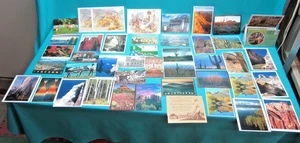 VINTAGE TRAVEL POST CARD ASSORTMENT--L-2 - Picture 1 of 13
