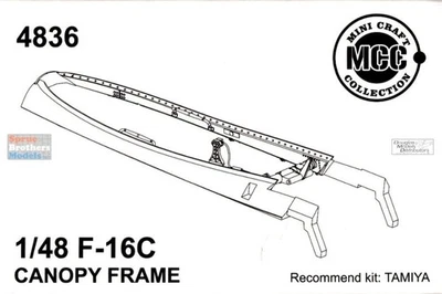MCC48036 1:48 Mini Craft Collection F-16C Falcon Canopy Frame (TAM kit) - Image 1 of 4