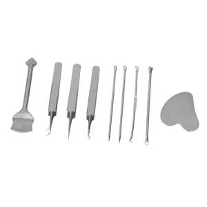Kit de eliminación de extractores de comedones herramientas para eliminar espinillas suavizar bordes poros - Imagen 1 de 12