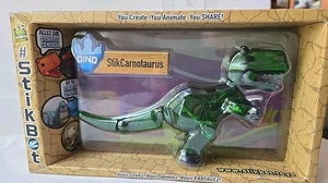 StikBot Mega Dinosaur Carnotaurus Brand New & Sealed Free Studio App Animate G1 - Bild 1 von 10