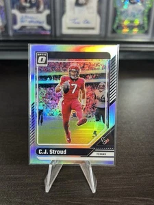 2024 Donruss Optic CJ Stroud Texans Silver Holo Prizm #76 - Bild 1 von 2