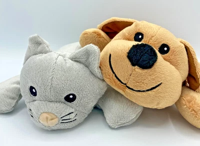 Melissa And Doug Dog & Cat 8" Inch Plush Stuffed Animals Lot Of 2 Kids Toys - Image 1 of 4