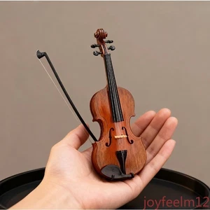 Französische Vintage Deko Geige Modell Figur Musikinstrument Kreative Kunst - Bild 1 von 15