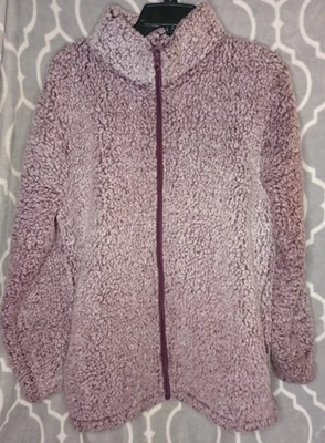 Chaqueta Jackson Hole Grande Para Mujer con Cremallera Bolsillos Púrpura SUAVE Foto 1 de 4