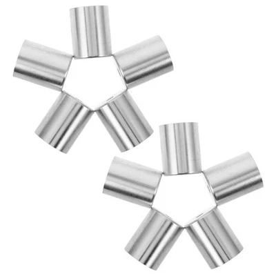  10 Pcs Portacandele in Alluminio Barattoli Di Fai -da -te Forniture Per - Immagine 1 di 4