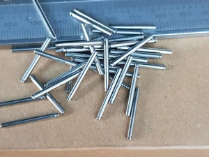30x steel shaft round pins OD 2mm x 20.5mm wt bore ball head - Picture 1 of 2