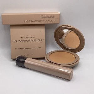 The Original NO MAKEUP MAKEUP Foundation - Light Medium- W/Foundation brush - Picture 1 of 5