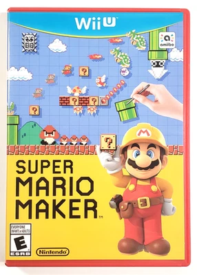 Super Mario Maker (Nintendo Wii U, 2015) в коробке в комплекте с руководством - протестирован - Изображение 1 из 4