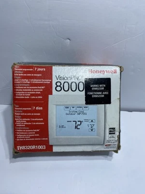 Honeywell VisionPro 8000 (TH8320R1003)  Touchscreen Programmable Thermostat - Image 1 of 4