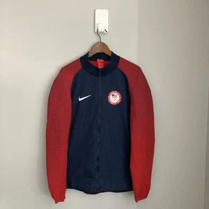 Nike Mens Olympic Team USA Jacket America Large Track 2016 Dynamic Reveal Knit - Imagen 1 de 10