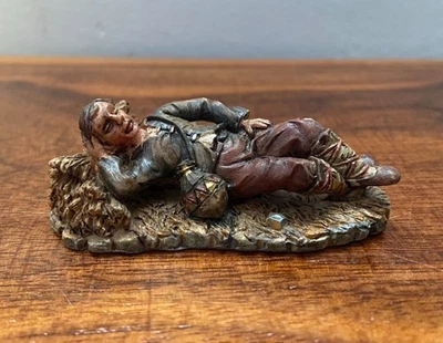 Figura Belén Grandeur Noel Bethlehem Village Pastor Niño Durmiendo 2002 Foto 1 de 4