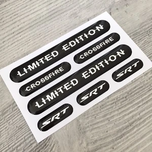 7pc Limited Edition 3d domed sticker decal emblems - Picture 1 of 3
