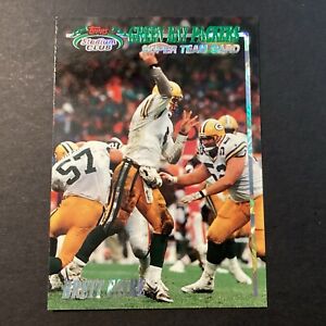 1993 Stadium Club Brett Favre Packers SUPER TEAM card #NNO