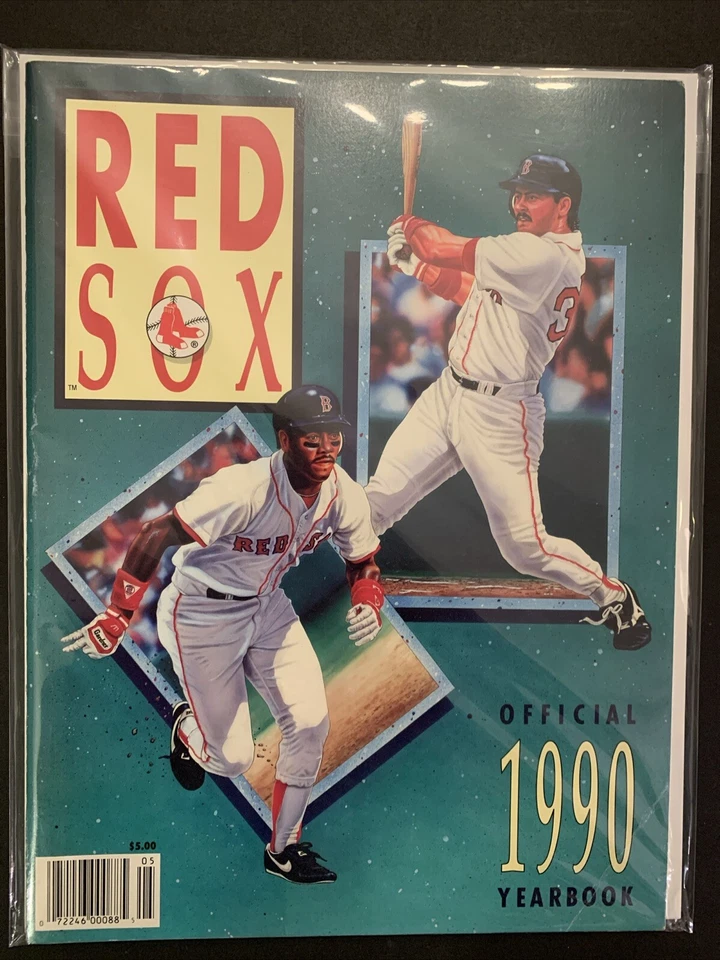 1990 Boston Red Sox Official Yearbook - Image 1 of 1